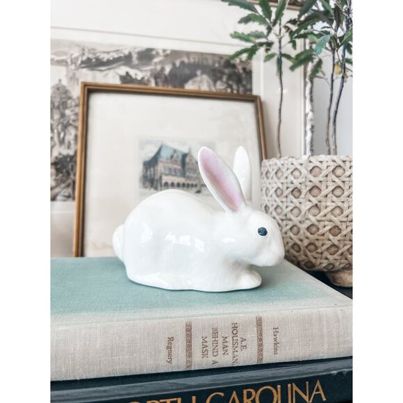 Vintage Porcelain Bunny Figurine - Picture 1 of 4
